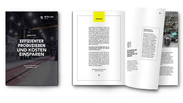 Mockup Effizienter produzieren und Kosten einsparen