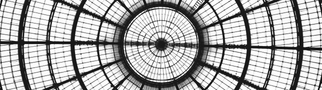 Agile Organisation dargestellt Spinnennetzartigem Kreis